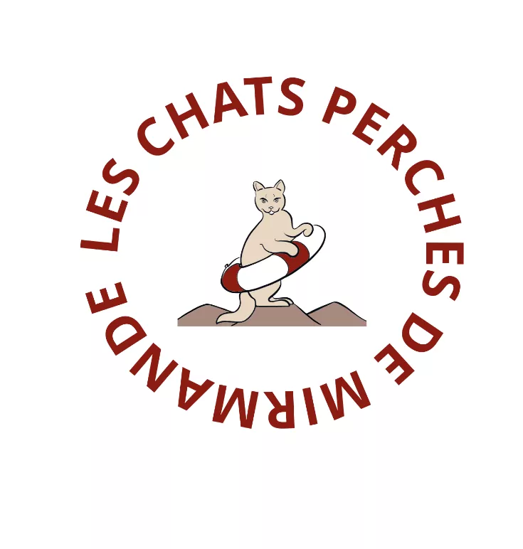 Les chats perchés de Mirmande logo